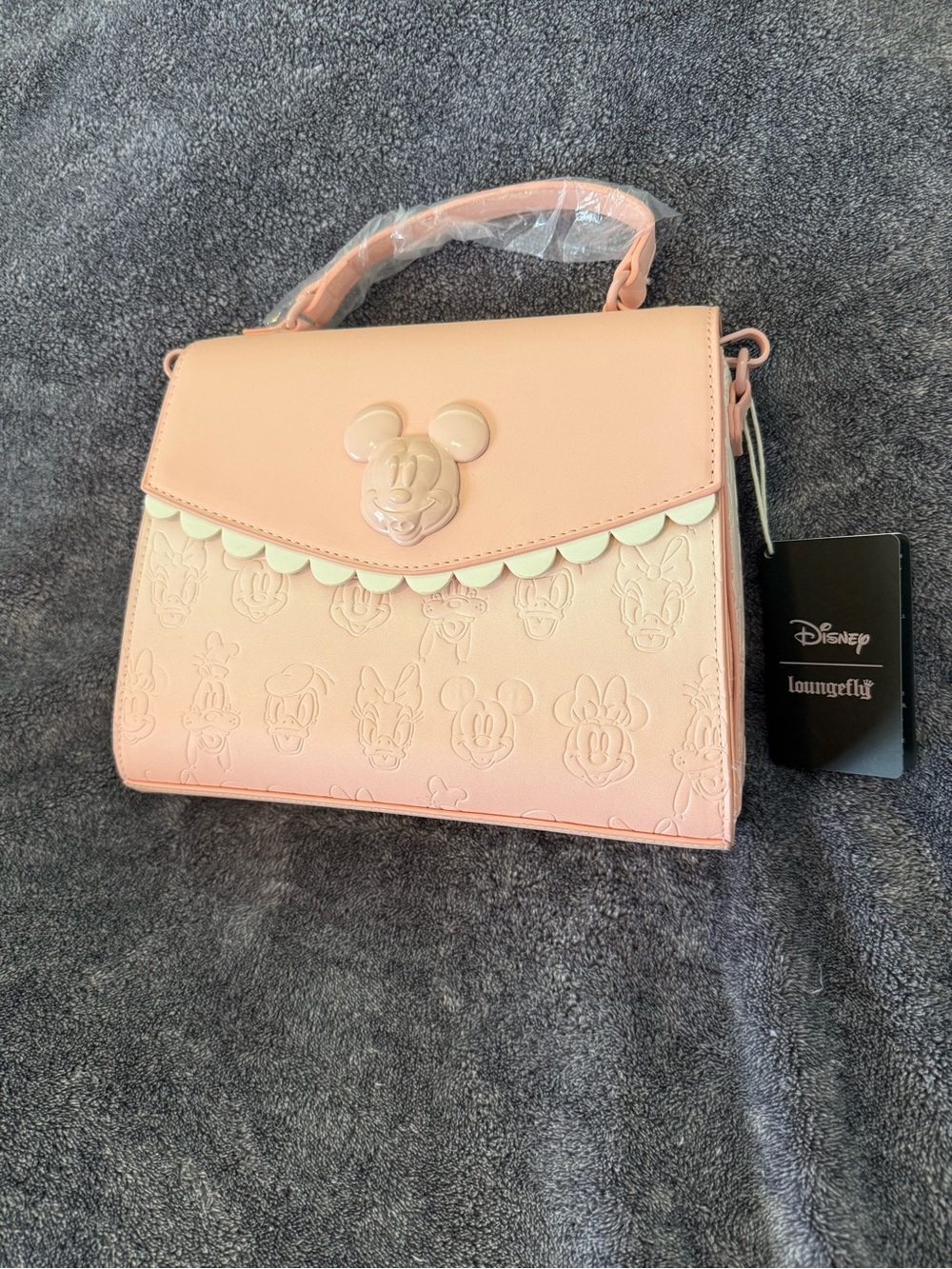 Mickey & Friends All-Over Print Crossbody Bag Loungefly